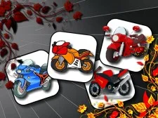 Cartoon Motorbikes Reminiscence