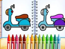 Cute Bike Coloring Guide