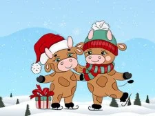 Cute Christmas Bull Distinction