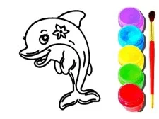 Dolphin Coloring E-book