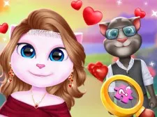 Kitty Couple Beautiful Valentine