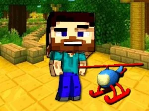 Mineblock Helicopter Journey