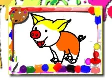 Pigs Coloring Guide