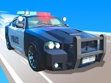 Police Automobile Line Driving