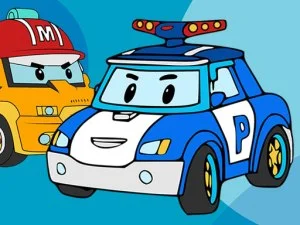 Robocar Coloring Ebook