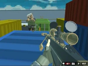 Capturing Blocky Fight Swat GunGame Survival