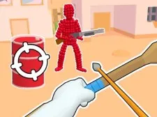 Stickman Archer: Capturing Arrows at Reds