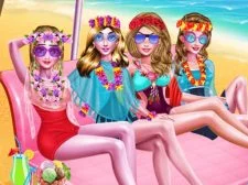 Summer time seashore spa day